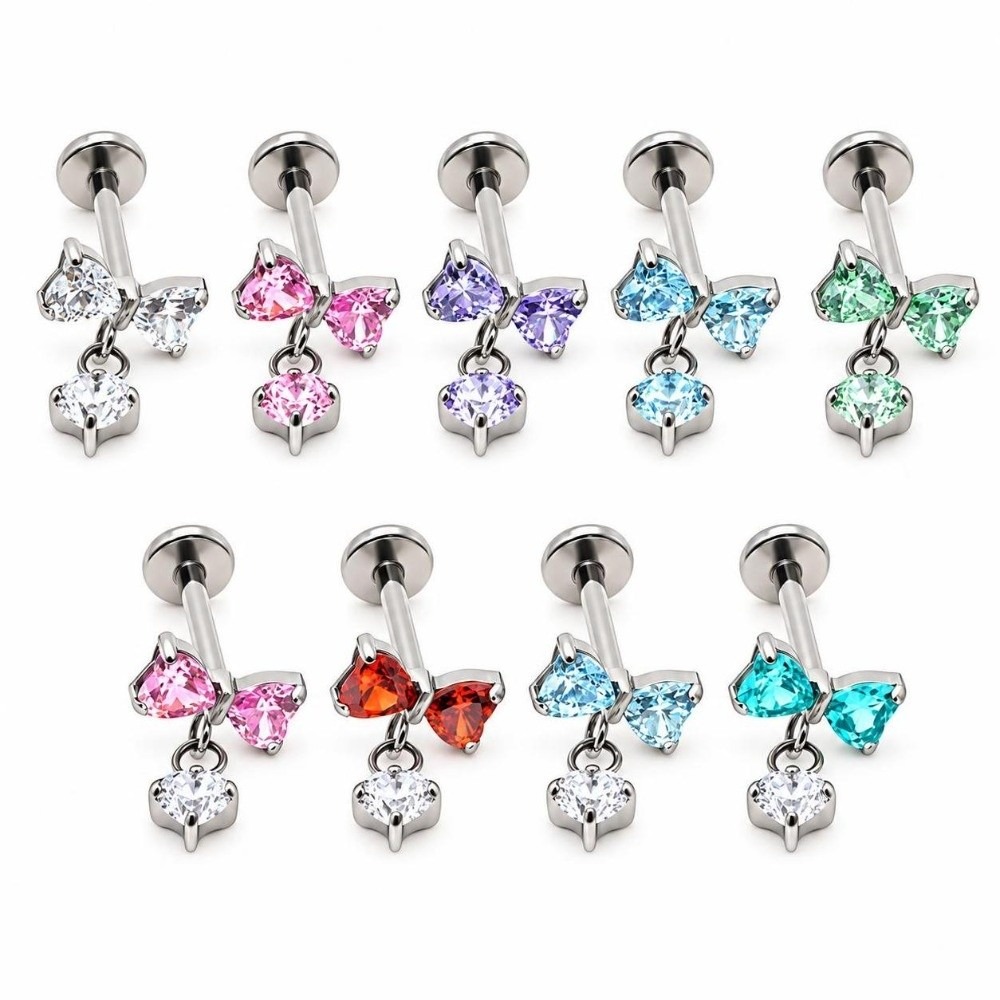 Body Jewelry Cartilage Earrings - G23 티타늄 소재의 귓바퀴 피어싱용 스터드형