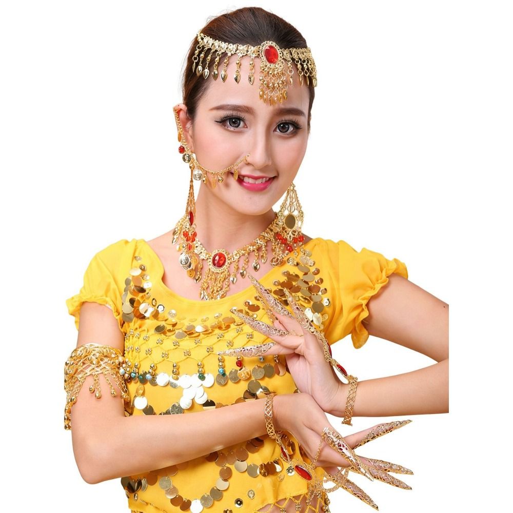 Body Jewelry Indian - 보헤미안 스타일 스팽글 헤드 체인 인디언