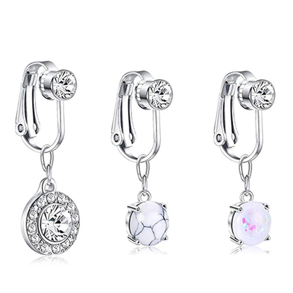 패션 여성용 클립형 귀걸이, 연골 클립, 배꼽 링, 가 - Body Jewelry Cartilage Earrings 리뷰 및 가격