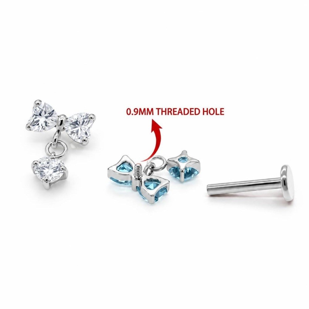 G23 티타늄 소재의 귓바퀴 피어싱용 스터드형 귀걸이, - Body Jewelry Cartilage Earrings 리뷰 및 가격