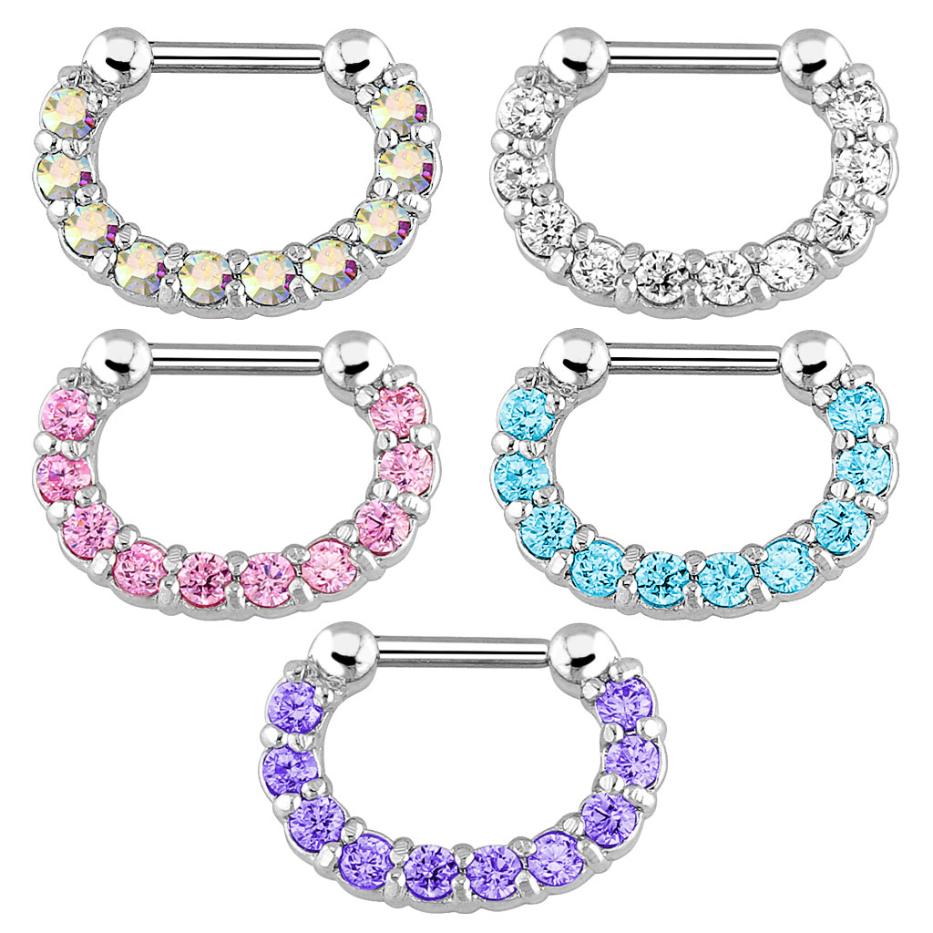 1개입 후프 클립온 코 피어싱 링 (여성/남성용) 스틸 - Body Jewelry Cartilage Earrings 리뷰 및 가격
