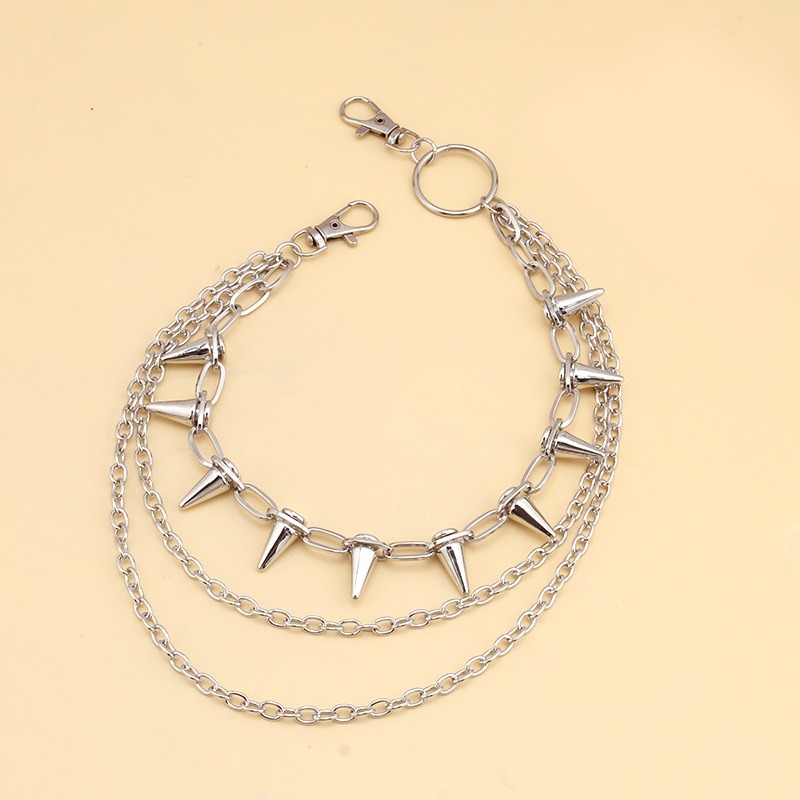 힙합 펑크 록 메탈 바지 허리 체인 남녀 공용 키 체인 - Body Jewelry Waist 리뷰 및 가격