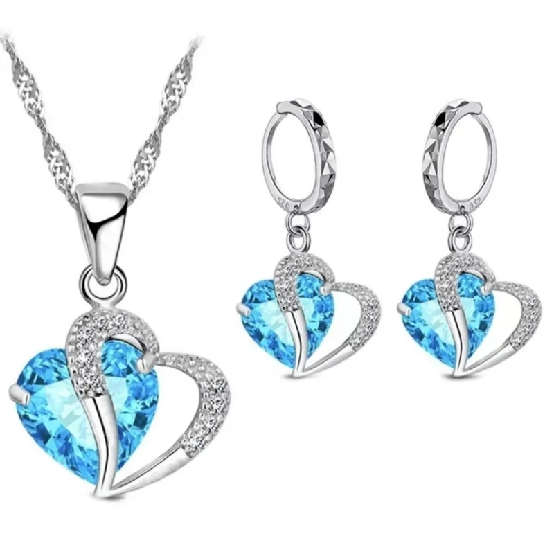 럭셔리 여성 925 스털링 실버 큐빅 지르콘 목걸이 펜 - Body Jewelry Lot 리뷰 및 가격