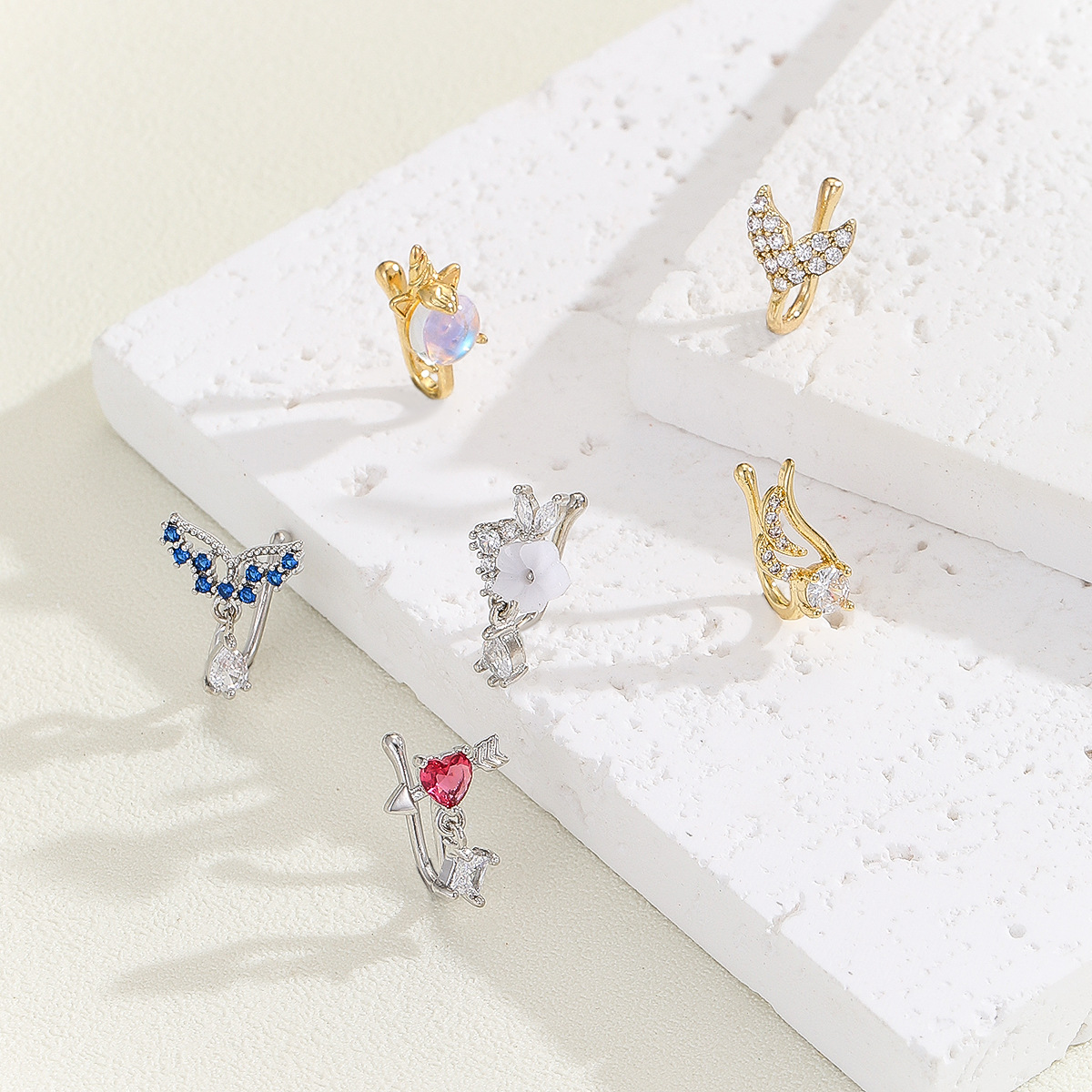 고품질 구리 소재와 큐빅 지르코니아가 있는 가짜 코 피 - Body Jewelry High Quality 리뷰 및 가격