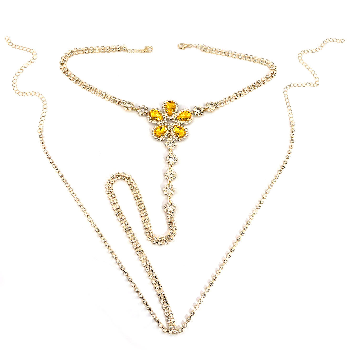 1pc 꽃 모양의 섹시한 라인 석 끈 팬티 세트 여성의 - Body Jewelry For You 리뷰 및 가격