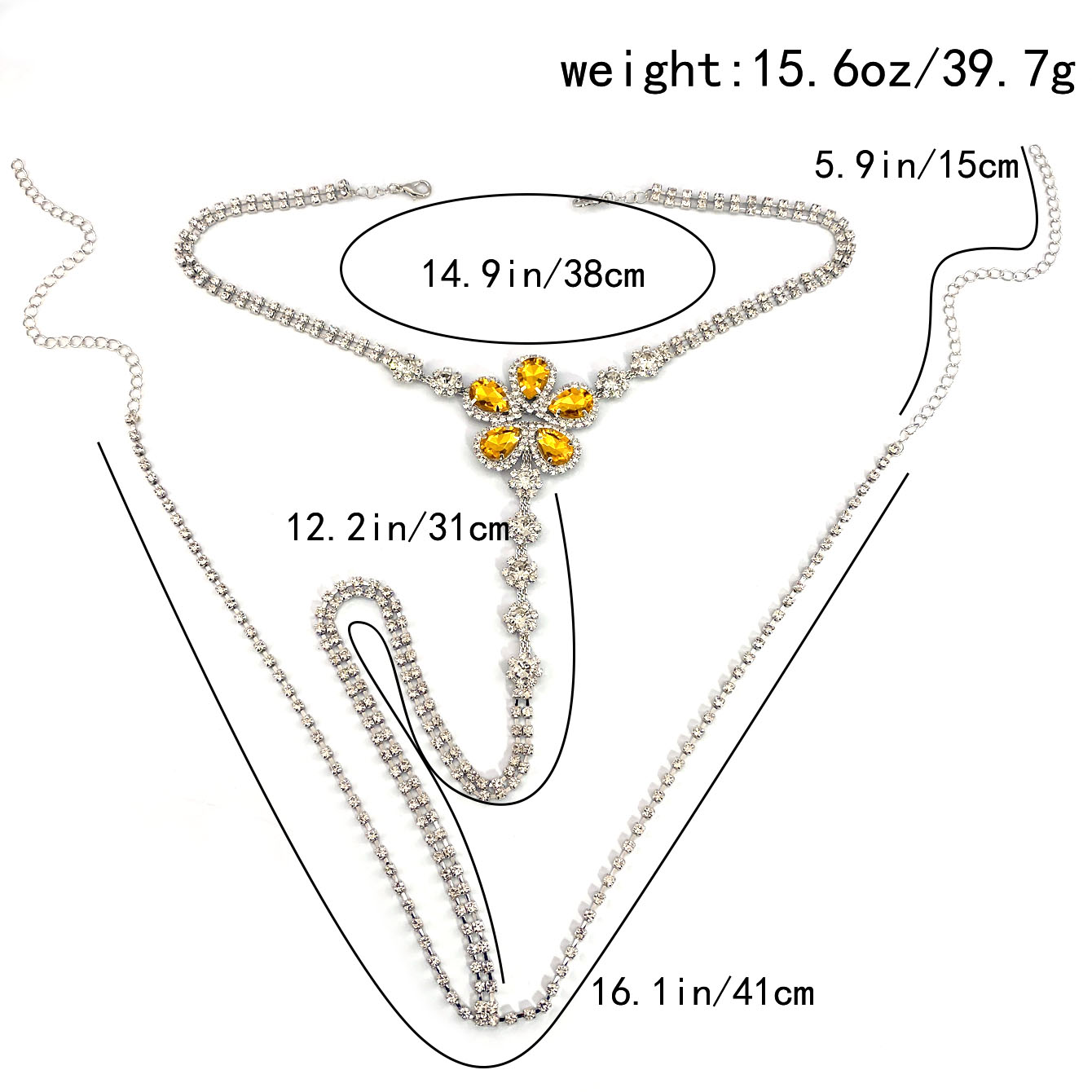 1pc 꽃 모양의 섹시한 라인 석 끈 팬티 세트 여성의 - Body Jewelry For You 리뷰 및 가격