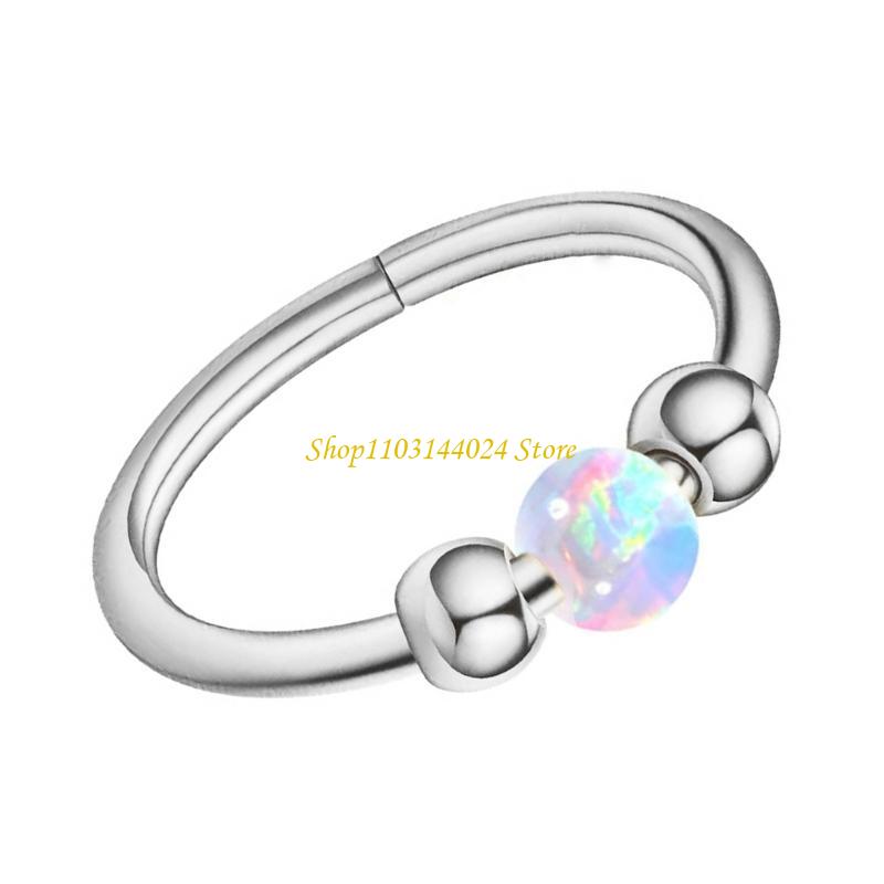 N5KE 페르시 오팔 코 링 Septum 후프 피어싱  - Body Jewelry Cartilage Earrings 리뷰 및 가격