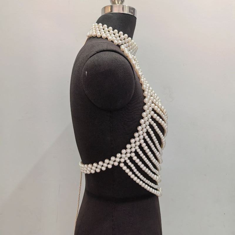 유럽과 미국의 트렌디한 중공업풍 비즈 체스트 체인, 웨 - Body Jewelry High Quality 리뷰 및 가격